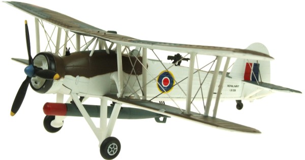 OXFORD avion en métal FAIREY SWORDFISH FAA RN Historic Flight RNAS A2A - W5856 YEOVILTON - Planet Passions