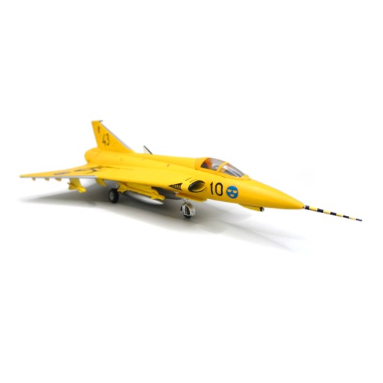1/72 SAAB J35J DRAKEN SWEDISH AF YELLOW 43-10
