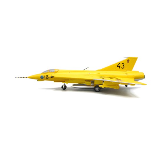 1/72 SAAB J35J DRAKEN SWEDISH AF YELLOW 43-10