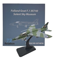 AV7228006 - 1/72 FOLLAND GNAT F.1 XK740 SOLENT SKY MUSEUM