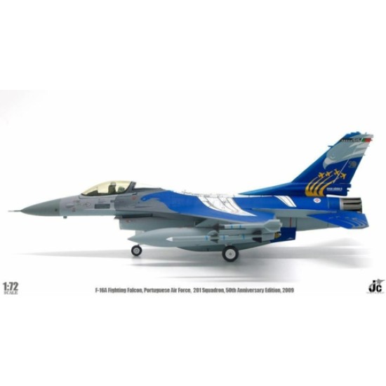 1/72 F-16A FIGHTING FALCON PORTUGUESE AIR FORCE 201 SQN 50TH ANNIVERSARY 2009