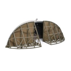 1/72 LOW RELIEF HARDENED AIRCRAFT SHELTER PKSC001